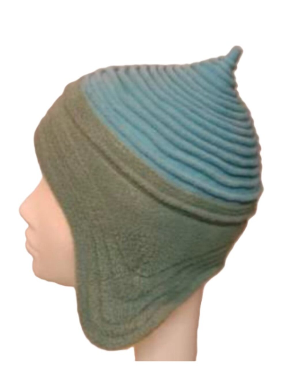 Salt Cellar Hats "Squirl" hat Whimsical Fairy core Quirky Handmade Blue Green